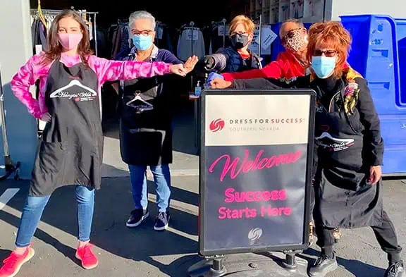 Five Volunteers Giving Their Time to Dress for Success